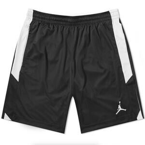 NIKE Jordan Dri-Fit Alpha Training Basketball Shorts Black/White Men's Small